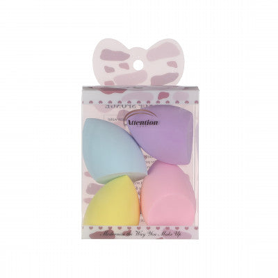 Attention care - Daily care sponge set 4*1 - different colors