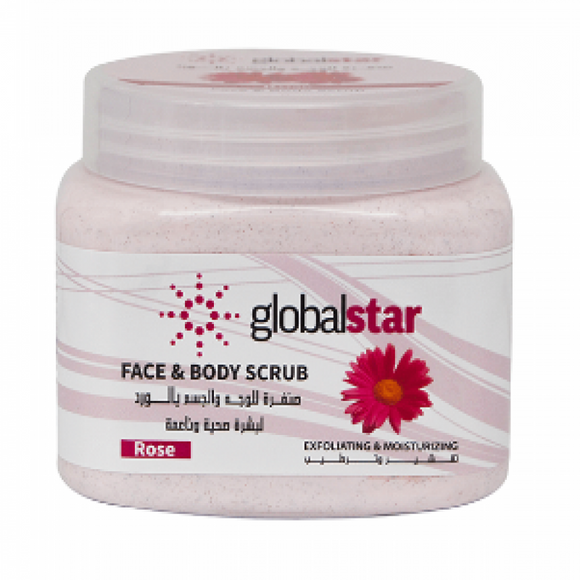 Global - Face And Body Scrub With Rose Extract 500ml