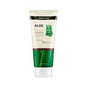 FARMSTAY ALOE PURE CLEANSING FOAM 180ml