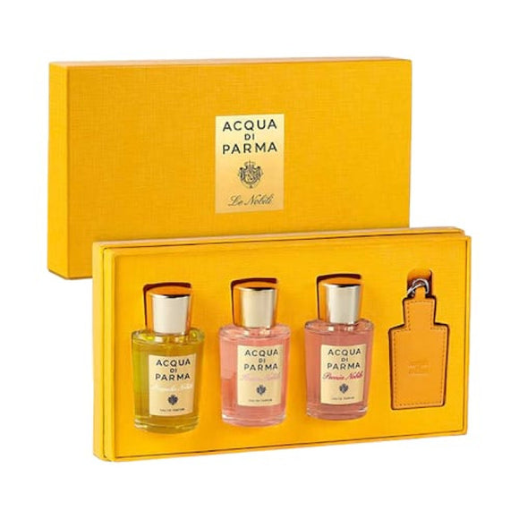 ACQUA DI PARMA LE NOBILI (MAGNOLIA NOBL+ROSA NOBL+PEONIA NOBL) (W) SET EDP 3x20 ml + LEATHER TAG