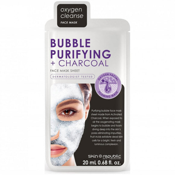 Skin Republic Purifying Bubble Mask Charcoal 20 ml