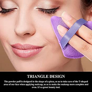 Makeup sponges, 2 pieces, purple