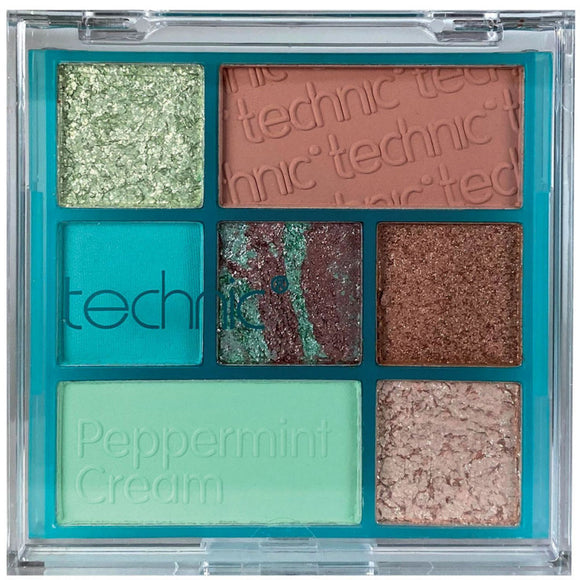 Technic - eyeshadow 7color peppermint cream