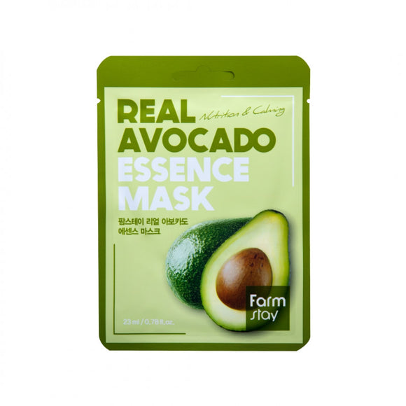 FARMSTAY REAL AVOCADO ESSENCE MASK SHEET 23ml